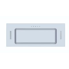 Cata UBICON52WN.1 52cm White Glass Canopy Hood