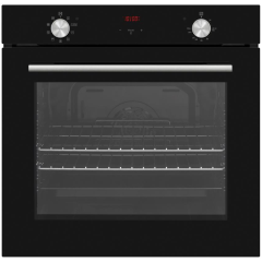 Cata UBO753BK Built In True Fan Multifunction Single Oven - Black
