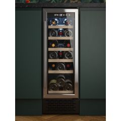 Cata UBSSWC30 30cm Wide 18 Bottle Wine Cooler - Stainless Steel