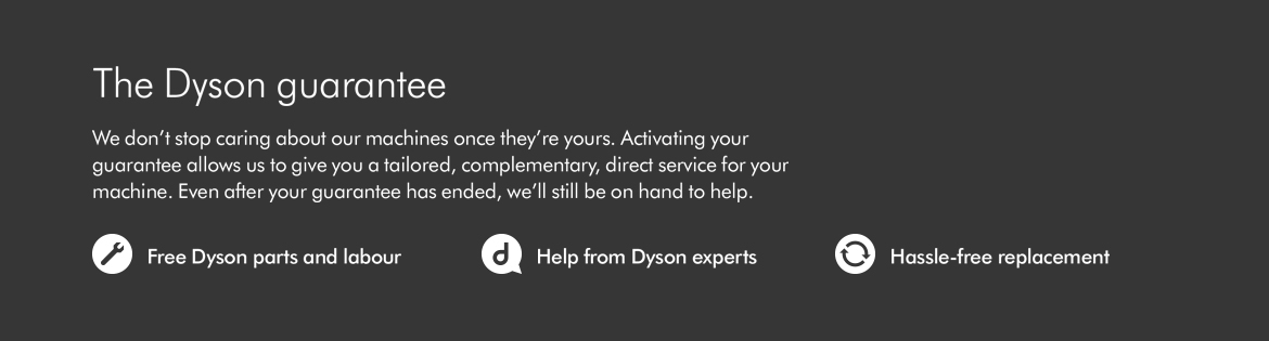 The Dyson Guarantee